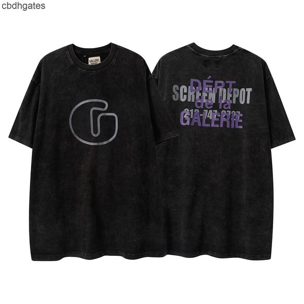 designer tee summer shirts t galleryes dept wash used letters printed loose short sleeve t-shirt men's women's half sleeves, White;black
designer tee summer shirts t galleryes dept wash used letters printed loose short sleeve t-shirt men's women's half sleeves, White;black