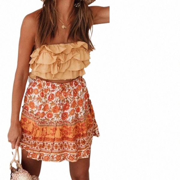 skirts floral mini boho skirts for women trendy summer ruffle elastic high wiast beachwear vintage casual a line skirt mujer indie folk w4bl, Black
skirts floral mini boho skirts for women trendy summer ruffle elastic high wiast beachwear vintage casual a line skirt mujer indie folk w4bl, Black