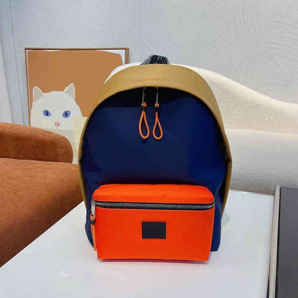 shoulder bags contrast color sports backpack high capacity students handbag nylon luxury designer brand double zipper schoolbag 220322
shoulder bags contrast color sports backpack high capacity students handbag nylon luxury designer brand double zipper schoolbag 220322