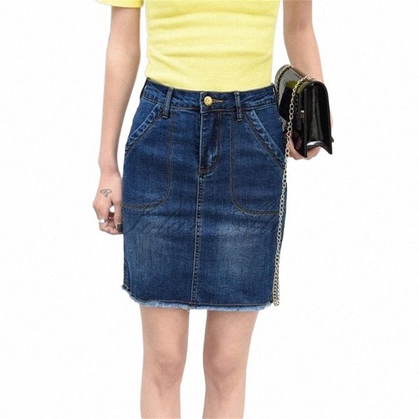 skirts women's summer high-waist denim skirt large size anti-glare slim simple elastic bag hip short skirts h9ki#, Black
skirts women's summer high-waist denim skirt large size anti-glare slim simple elastic bag hip short skirts h9ki#, Black