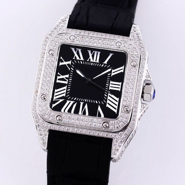 2022 silver cubic zirconia diamonds watch roman numerals luxury missfox square mechanical men full iced out watches cubic zircon waterproof, Slivery;brown
2022 silver cubic zirconia diamonds watch roman numerals luxury missfox square mechanical men full iced out watches cubic zircon waterproof, Slivery;brown