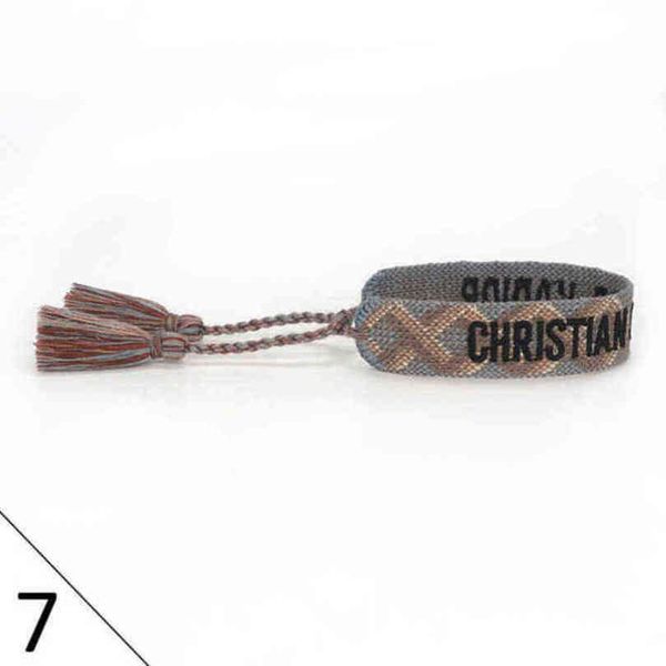 luxury brand braided bracelet adjustable woven friendship bangle for womens mens designer letter embroidery rope bracelets jewelry gift code, Golden;silver
luxury brand braided bracelet adjustable woven friendship bangle for womens mens designer letter embroidery rope bracelets jewelry gift code, Golden;silver
