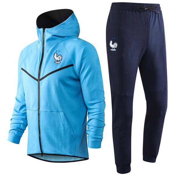 france national team soccer tracksuits sweat suits sports mens hoodies jackets tracksuit jogger sweatshirts training jacket pants kits 294o, Gray
france national team soccer tracksuits sweat suits sports mens hoodies jackets tracksuit jogger sweatshirts training jacket pants kits 294o, Gray