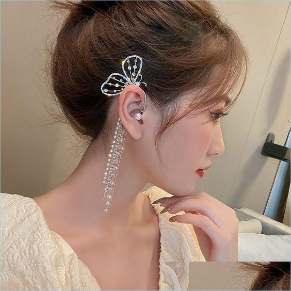 ear cuff trendy long tassel pearl earrings butterfly ear cuff without pierced ears chain earring women girls jewelry 1840 t2 yydhhome dha6m, Silver
ear cuff trendy long tassel pearl earrings butterfly ear cuff without pierced ears chain earring women girls jewelry 1840 t2 yydhhome dha6m, Silver