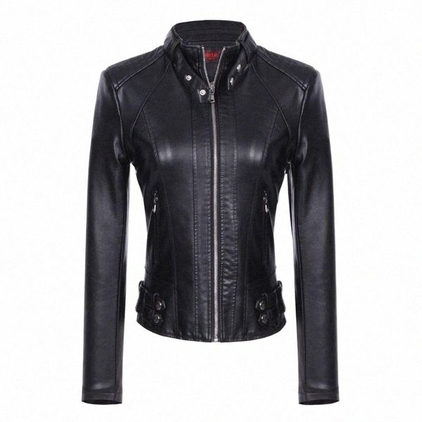women's leather & faux leather women's leather & faux pu jacket women coats 2022 motorcycle clothing jackets short slim coat femal, Black
women's leather & faux leather women's leather & faux pu jacket women coats 2022 motorcycle clothing jackets short slim coat femal, Black