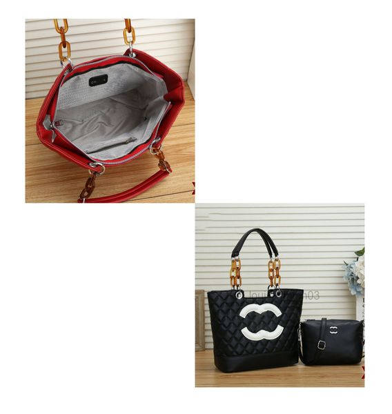 designer channel bag pu tote single shoulder handbag fashion luxurious woman new casual large messenger capacity leather bag with small bag
designer channel bag pu tote single shoulder handbag fashion luxurious woman new casual large messenger capacity leather bag with small bag