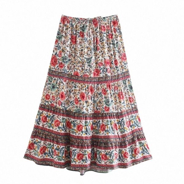 skirts holiday summer boho skirt women elastic high waist vintage floral print female pleated casual long maxi saia skirts b92y#, Black
skirts holiday summer boho skirt women elastic high waist vintage floral print female pleated casual long maxi saia skirts b92y#, Black