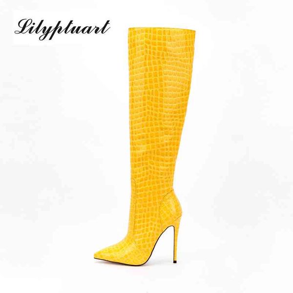 boots women shoes 12cm super high heel knee artificial pu be toe stiletto autumn winter ladies 220901, Black
boots women shoes 12cm super high heel knee artificial pu be toe stiletto autumn winter ladies 220901, Black
