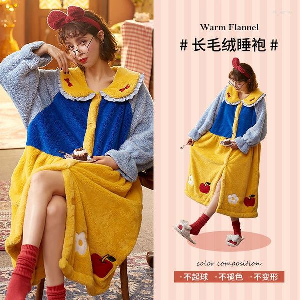 women's sleepwear women robes coral velvet hooded autumn winter warm thick pajamas sweet strawberry flannel nightgown bathrobe, Black;red
women's sleepwear women robes coral velvet hooded autumn winter warm thick pajamas sweet strawberry flannel nightgown bathrobe, Black;red