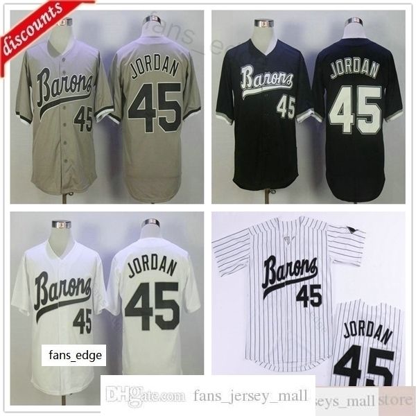 baseball michael jodan #45 birmingham barons jerseys mens black white grey stitched movie michael birmingham barons retro shirt
baseball michael jodan #45 birmingham barons jerseys mens black white grey stitched movie michael birmingham barons retro shirt