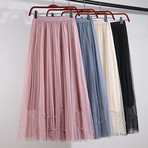 casual dresses korean style fashion long tulle skirt women high waist summer autumn vintage harajuku pink elastic pleated tutu 220902, Black;gray
casual dresses korean style fashion long tulle skirt women high waist summer autumn vintage harajuku pink elastic pleated tutu 220902, Black;gray
