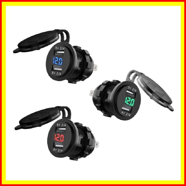 with stickers dual usb port 12v/24v waterproof motorbike motorcycle handlebar charger 5v 2.1a adapter power supply socket for phone mobile s
with stickers dual usb port 12v/24v waterproof motorbike motorcycle handlebar charger 5v 2.1a adapter power supply socket for phone mobile s
