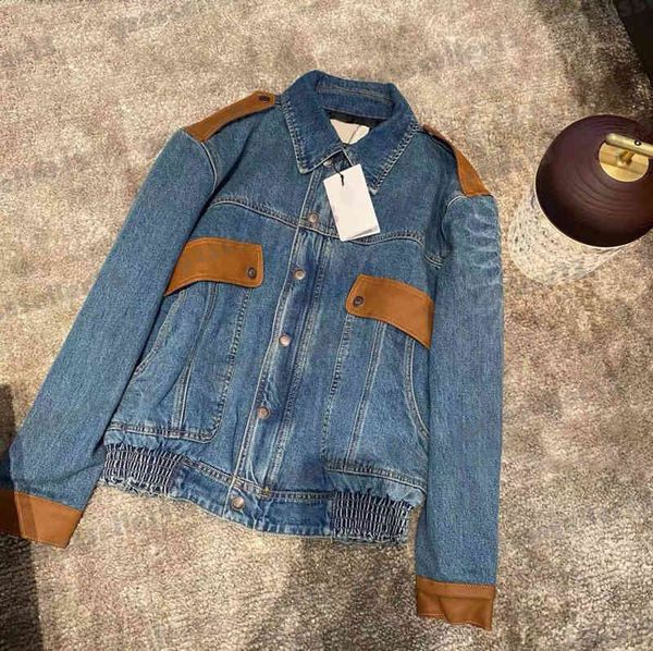 jacket for women ce luxury designer fur stitching denim jackets fashion brand autumn cotton womens jacket 0912, Black;brown
jacket for women ce luxury designer fur stitching denim jackets fashion brand autumn cotton womens jacket 0912, Black;brown