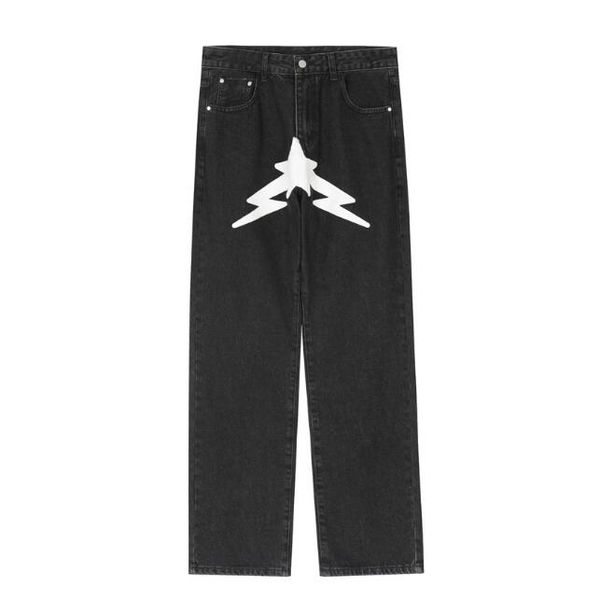 2022 men jeans printed denim pants vintage straight baggy pants hip hop casual trousers harem joggers, Black;brown
2022 men jeans printed denim pants vintage straight baggy pants hip hop casual trousers harem joggers, Black;brown