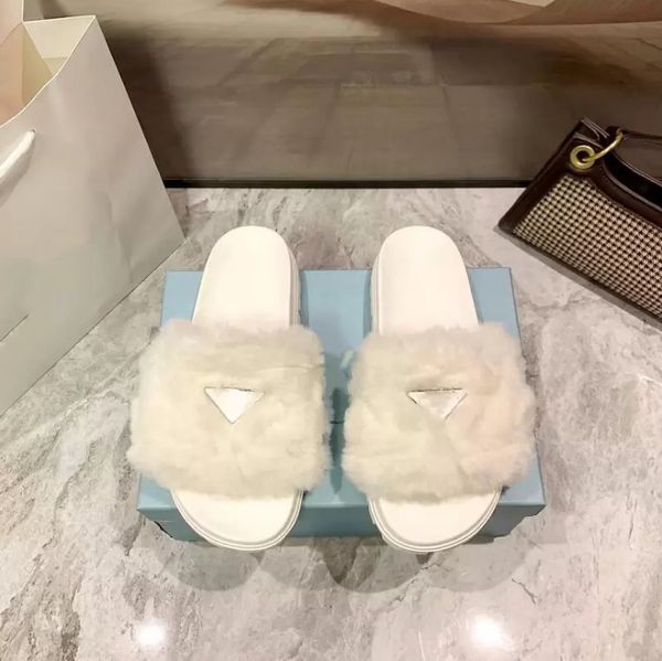 women winter wool slipper designers paris plush slippers luxury warmth simple pink sandals designer style fashion leisure womens flat bottom, Black
women winter wool slipper designers paris plush slippers luxury warmth simple pink sandals designer style fashion leisure womens flat bottom, Black