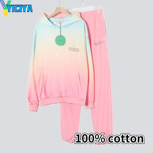 women's two piece pants yiciya horizon tracksuit mk gradient sewing sweatshirt and pants two peice sets female women's jogging spo, White
women's two piece pants yiciya horizon tracksuit mk gradient sewing sweatshirt and pants two peice sets female women's jogging spo, White