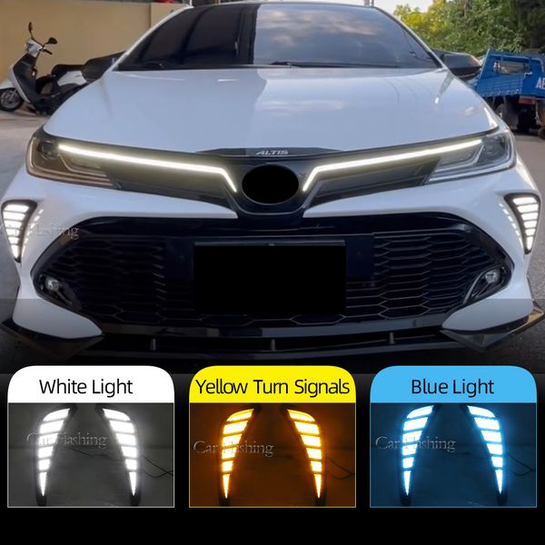 1 pair for toyota corolla gr sport 2021 2022 led daytime running light yellow turn signal indicator light bumper drl fog lamp
1 pair for toyota corolla gr sport 2021 2022 led daytime running light yellow turn signal indicator light bumper drl fog lamp