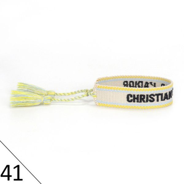 brand fashion bracelets woven friendship for womens handmade braided luxury bracelet designers with tassel print embroidery mens jewelry ban, Golden;silver
brand fashion bracelets woven friendship for womens handmade braided luxury bracelet designers with tassel print embroidery mens jewelry ban, Golden;silver