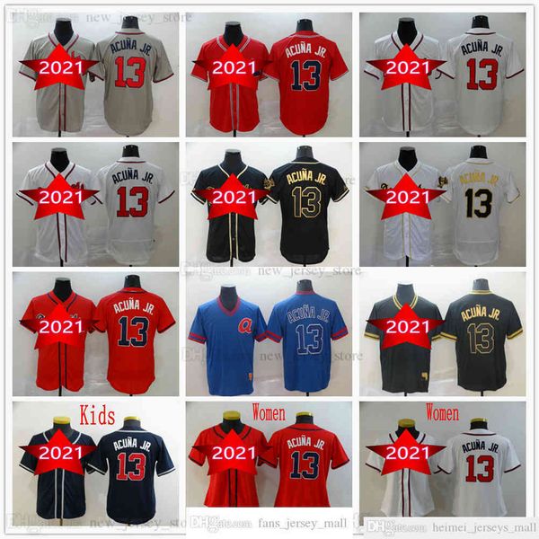man women youth kids stitched baseball 13 ronald acuna jr. jerseys grey black gold white red dark blue jersey
man women youth kids stitched baseball 13 ronald acuna jr. jerseys grey black gold white red dark blue jersey