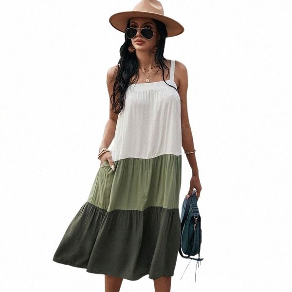 casual dresses casual dresses women fashion patchwork sleeveless ruched spaghetti strap female summer pocket beach big swing midi k599#, Black;gray
casual dresses casual dresses women fashion patchwork sleeveless ruched spaghetti strap female summer pocket beach big swing midi k599#, Black;gray