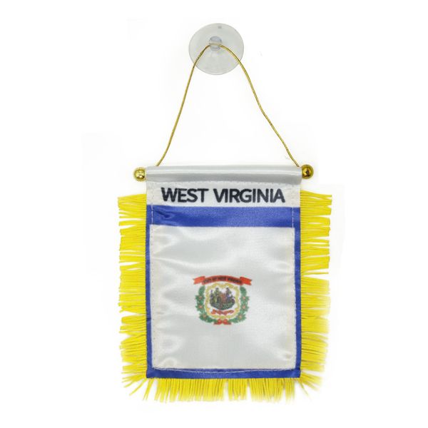 west virginia mini flag banner 10x15 cm us state of pennant with suction cup for home office door decor
west virginia mini flag banner 10x15 cm us state of pennant with suction cup for home office door decor