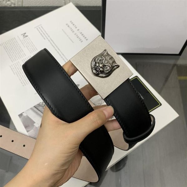 belt mens width 38mm leather black tiger head designer silver smooth buckle white frame dustproof gift bag #ly95-125cm2566288s, Black;brown
belt mens width 38mm leather black tiger head designer silver smooth buckle white frame dustproof gift bag #ly95-125cm2566288s, Black;brown