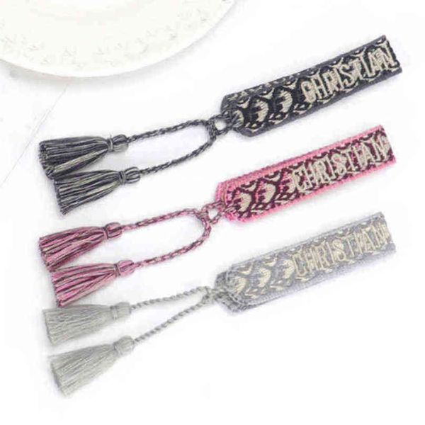 fashion brand bracelets woven friendship for womens handmade braided luxury bracelet designers with tassel print embroidery mens jewelry ban, Golden;silver
fashion brand bracelets woven friendship for womens handmade braided luxury bracelet designers with tassel print embroidery mens jewelry ban, Golden;silver