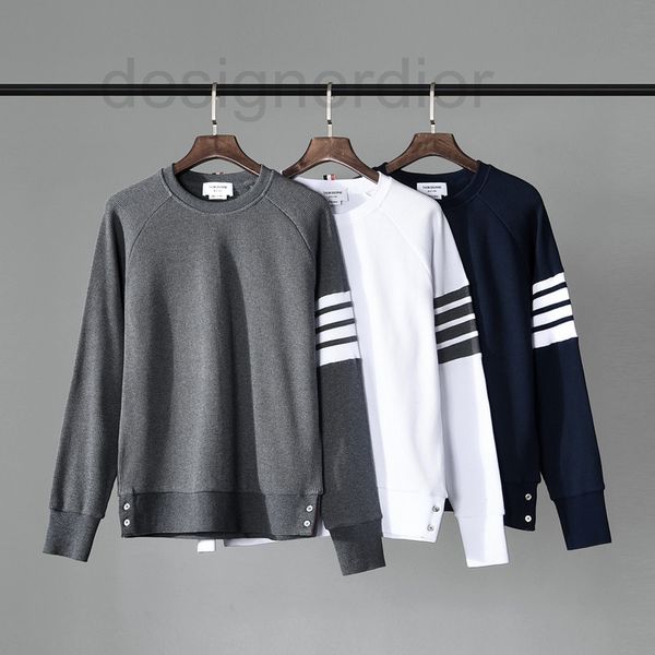men's hoodies & sweatshirts designer autumn and winter 2021 new high version tb four bar basic waffle men's women's round nec, Black
men's hoodies & sweatshirts designer autumn and winter 2021 new high version tb four bar basic waffle men's women's round nec, Black