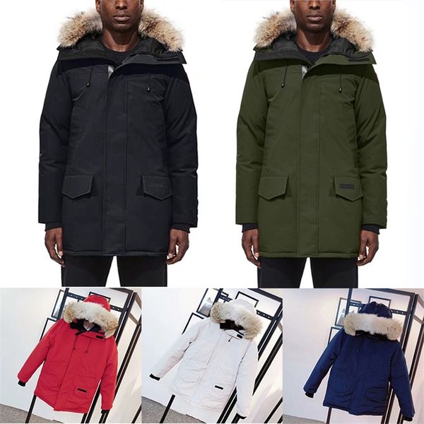 mens down parkas mens winter langford down jacket real wolf fur hooded thickening warm sports coat windproof waterproof parker coats 220902, Black
mens down parkas mens winter langford down jacket real wolf fur hooded thickening warm sports coat windproof waterproof parker coats 220902, Black