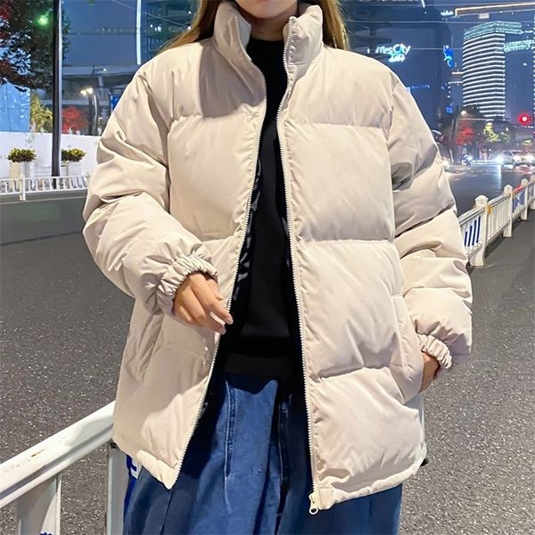 womens down parkas streetwear stand collar warm autumn winter jacket women solid color female parka fashion casual oversize womens winter co, Black
womens down parkas streetwear stand collar warm autumn winter jacket women solid color female parka fashion casual oversize womens winter co, Black
