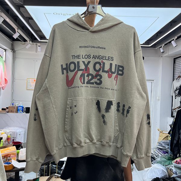 high street sweatshirts hoodie men women vintage printed fleece pullover real pics, Black
high street sweatshirts hoodie men women vintage printed fleece pullover real pics, Black