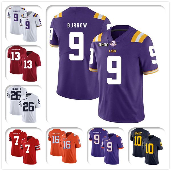 basketball football jersey ncaa lsu 9 joe burrow jersey 13 tua tagovailo jerseys 85 saquon barkley jersey 10 tom brady jerseys 16 trevor la, Black
basketball football jersey ncaa lsu 9 joe burrow jersey 13 tua tagovailo jerseys 85 saquon barkley jersey 10 tom brady jerseys 16 trevor la, Black