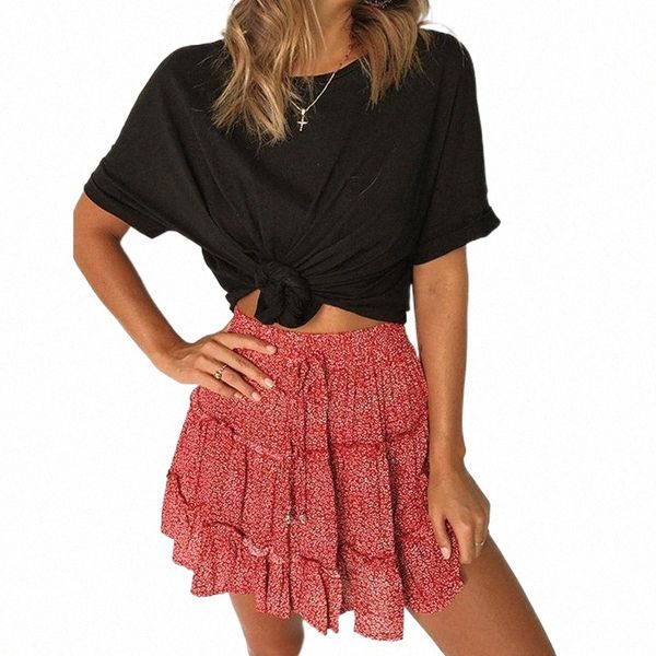 skirts skirts fashion elastic high waist ruffles skirt women broken flower frilled pleated short printed beach a line mini summer h4jm#, Black
skirts skirts fashion elastic high waist ruffles skirt women broken flower frilled pleated short printed beach a line mini summer h4jm#, Black