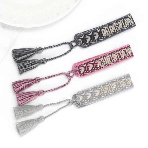brand fashion friendship charm bracelets bangles women men adjustable embroidery tassel bangle couple braided jewelry designer woven fabrics, Golden;silver
brand fashion friendship charm bracelets bangles women men adjustable embroidery tassel bangle couple braided jewelry designer woven fabrics, Golden;silver