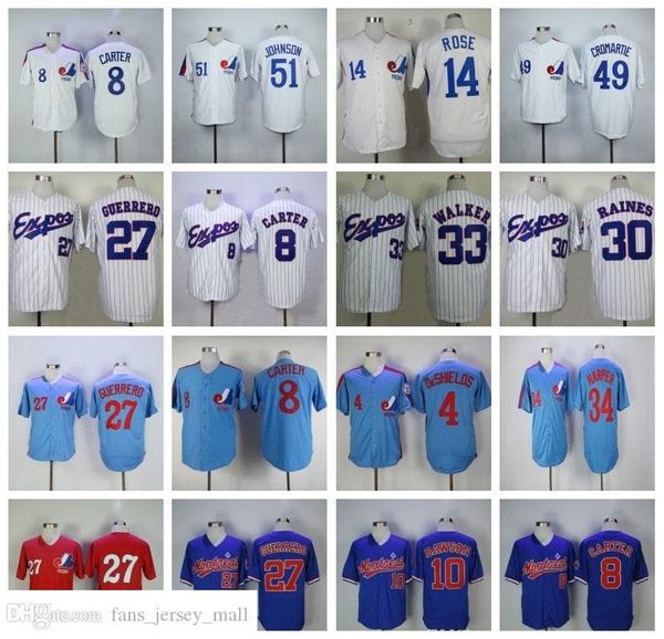 baseball 8 gary carter montreal expos 10 andre dawson jerseys 27 vladimir guerrero 30 tim raines 45 pedro martinez 34 harper 37 steve, Black
baseball 8 gary carter montreal expos 10 andre dawson jerseys 27 vladimir guerrero 30 tim raines 45 pedro martinez 34 harper 37 steve, Black