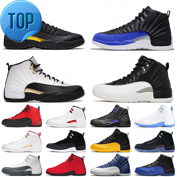 boots jumpman 12 12s mens basketball shoes twist ovo white fiba hyper royal university blue gold the master taxi dark concord flu game utili, Black