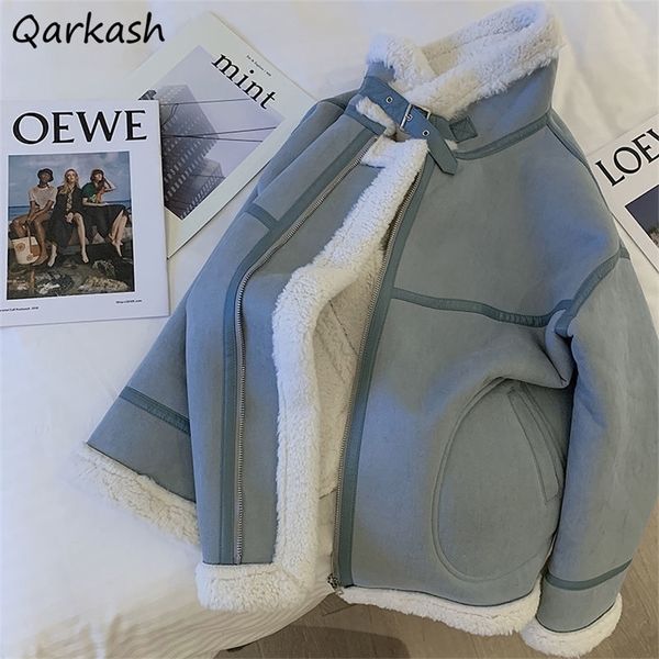 womens down parkas short style parkas women lambswool coat winter ulzzang thicken patchwork warm fluffy soft chic simple allmatch design 220, Black
womens down parkas short style parkas women lambswool coat winter ulzzang thicken patchwork warm fluffy soft chic simple allmatch design 220, Black