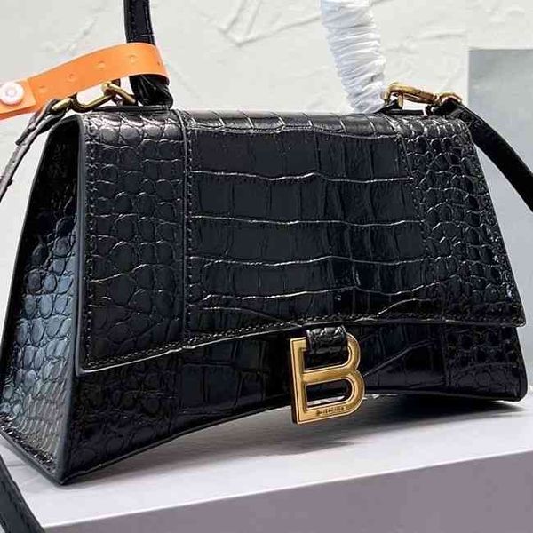 balenciga's bag designer bags 22s new b original pure leather hourglass handbag crocodile classic versatile one shoulder messenger bag 
balenciga's bag designer bags 22s new b original pure leather hourglass handbag crocodile classic versatile one shoulder messenger bag