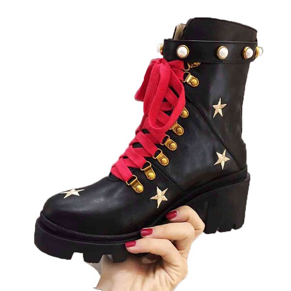 classic designer boot fashion martin short boots real leather belt buckle metal platform women booties desert shoes rubber sole, Black
classic designer boot fashion martin short boots real leather belt buckle metal platform women booties desert shoes rubber sole, Black