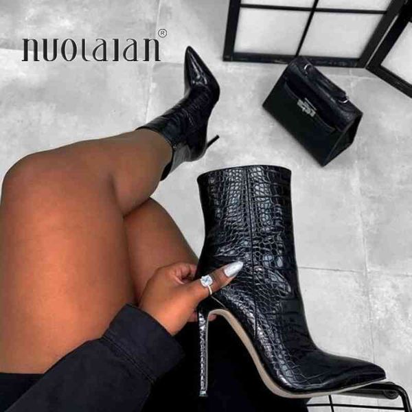 boots brand fashion women ankle zip pointed toe footwear 11cm high heels female party shoes 2020 new winter 220901, Black
boots brand fashion women ankle zip pointed toe footwear 11cm high heels female party shoes 2020 new winter 220901, Black