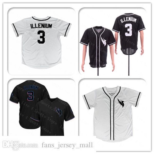 custom baseball men's women youth kids 3 illenium jersey white black stitched crew-neck jerseys mix order size s-4xl
custom baseball men's women youth kids 3 illenium jersey white black stitched crew-neck jerseys mix order size s-4xl
