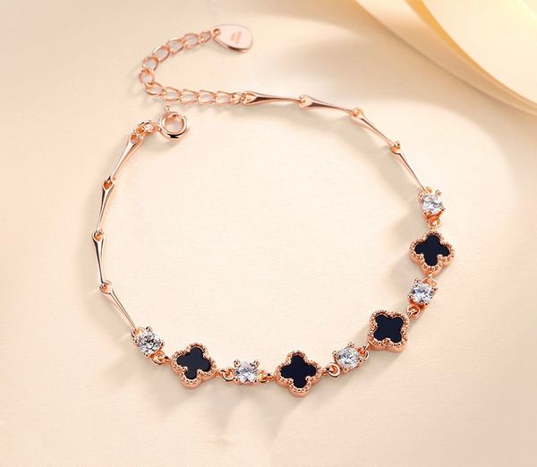 high luxury link chain bangle classic clover bracelet designer bracelets jewelry for girls women natural black agate sterling silver diamond
high luxury link chain bangle classic clover bracelet designer bracelets jewelry for girls women natural black agate sterling silver diamond