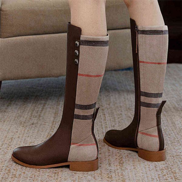boots autumn winter new fashion sell women knight genuine leather suede round nose long buttons zipper handmade ms shoes 220811, Black
boots autumn winter new fashion sell women knight genuine leather suede round nose long buttons zipper handmade ms shoes 220811, Black