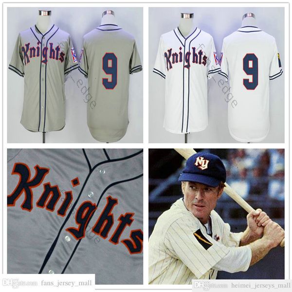 baseball new knights the natural #9 roy hobbs white movie stitched jerseys roy hobbs shirts 1939 100th york baseball centennial patch, Black
baseball new knights the natural #9 roy hobbs white movie stitched jerseys roy hobbs shirts 1939 100th york baseball centennial patch, Black