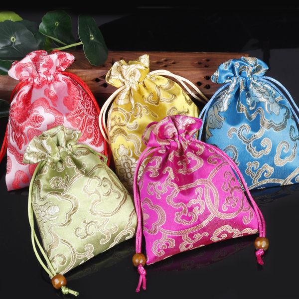 10pcs small flower chinese silk brocade jewelry pouches drawstring spices gift packaging bags sachet beads bracelet bangle storage bag 11x14, Pink;blue
10pcs small flower chinese silk brocade jewelry pouches drawstring spices gift packaging bags sachet beads bracelet bangle storage bag 11x14, Pink;blue