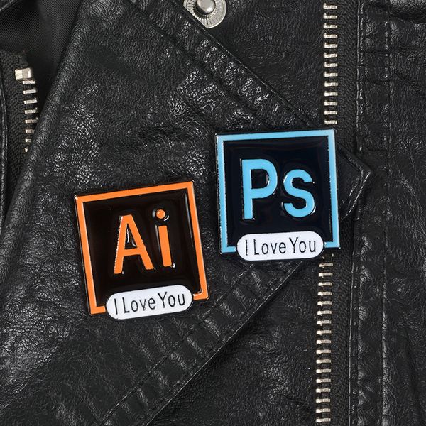 square i love you letter brooch ps ai pr words collar lapel pin backpack skirt clothing corsage badge european jewelry accessories, Gray
square i love you letter brooch ps ai pr words collar lapel pin backpack skirt clothing corsage badge european jewelry accessories, Gray
