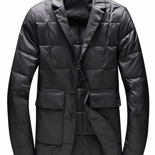 mens down parkas winter business men single breasted slim fit suit down jacket light weight white duck down coat vintage office work cargo j, Black
mens down parkas winter business men single breasted slim fit suit down jacket light weight white duck down coat vintage office work cargo j, Black