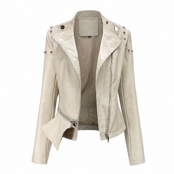 women's leather & faux leather women's leather & faux clothing motorcycle jackets and coats hem design rivet decoration long sleev, Black
women's leather & faux leather women's leather & faux clothing motorcycle jackets and coats hem design rivet decoration long sleev, Black