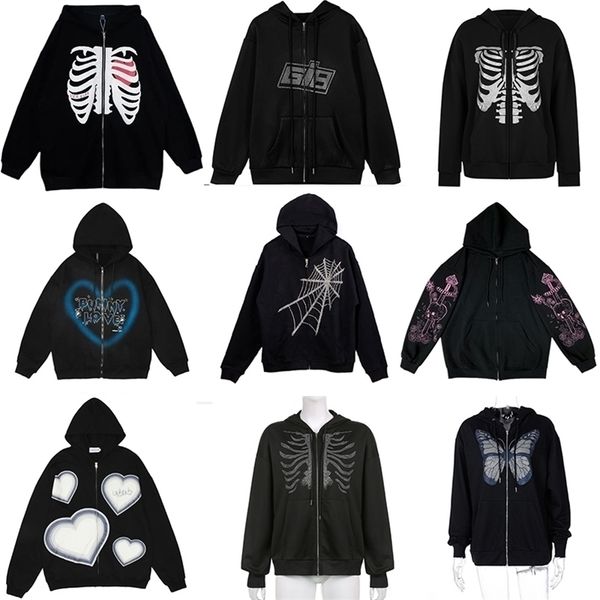 women's hoodies sweatshirts autumn women tracksuit korean fashion y2k thin zipper long sleeve casual coat female sweatshirt with hood o, Black
women's hoodies sweatshirts autumn women tracksuit korean fashion y2k thin zipper long sleeve casual coat female sweatshirt with hood o, Black