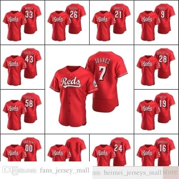 2021 baseball #5 johnny 7 eugenio bench suarez jerseys 27 trevor 33 jesse bauer winker iglesias peraza custom women youth alternate, Black
2021 baseball #5 johnny 7 eugenio bench suarez jerseys 27 trevor 33 jesse bauer winker iglesias peraza custom women youth alternate, Black